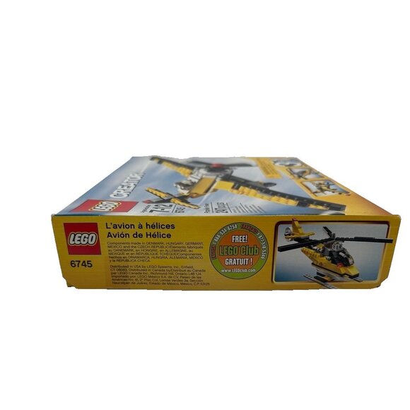 LEGO NIB NRFB 2009 CREATOR: Propeller Power 6745 Sealed Unopened Box 3-in-1 - Picture 3 of 7